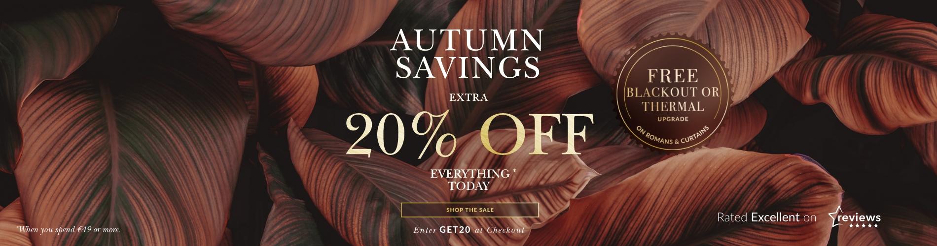 BDIE Autumn Savings